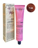 Vopsea vegana 7.64 Red Copper Blonde, 100ml, Natural Kay