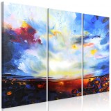 Cumpara ieftin Tablou - Colourful Sky (3 Parts) 90x60 cm