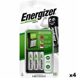 &Icirc;ncărcător + Baterii Re&icirc;ncărcabile Energizer (4 Unități)