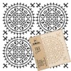 Șablon de plastic reutilizabil pentru țiglă // PALENCIA - 25x25cm