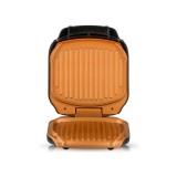 Gratar electric RAF cu capac si placi antiaderente, 1000 W, tehnologie de incalzire rapida