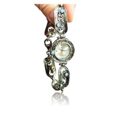 Ceas cu bratara din argint Opal foto