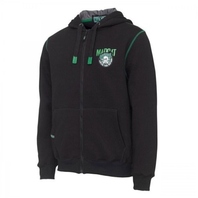Hanorac Madcat Badge Logo Zip Black Caviar M foto