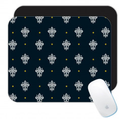 Fleur de Lis : Cadou Mouse pad : Navy Classic Home Decor Abstract Pattern Shapes Neutral foto