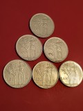 Lot 6 monede Italia: 100 lire 1957, 1962, 1966, 1968, 1969, 1970 [poze]. Discount conform descriere [10 - 120 %. Vezi descrierea.].