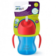 Cana cu pai pentru baietei +9 luni SCF 796/01, 200ml, Philips Avent