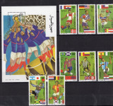 SOMALIA 1998 - Fotbal - WORLD CUP 1998, serie de 8v + colita, Nestampilat