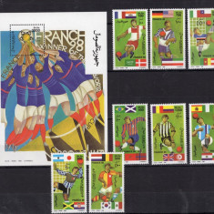 SOMALIA 1998 - Fotbal - WORLD CUP 1998, serie de 8v + colita