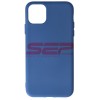Husa Silicon Blue iPhone 11 Pro Max, High Copy, Protectie Premium
