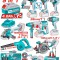 TOTAL - KIT COMBO 20V -4.0Ah - BORMASINA, MASINA INSURUBAT,POLIZOR UNGHIULAR, ROTOPERCUTOR, FIERASTR PowerTool TopQuality