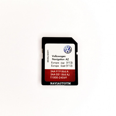 Card Original navigatie Volkswagen RNS 315 Europa de Est Romania V12 2020 foto