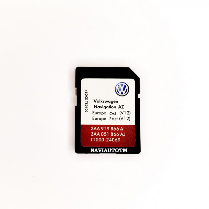 Card Original navigatie Volkswagen RNS 315 Europa de Est Romania V12 2020