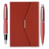 Set stilou si pix Sheaffer VFM rosu cu mapa plic