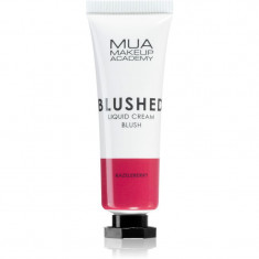 MUA Makeup Academy Blushed Liquid Blusher fard de obraz lichid culoare Razzleberry 10 ml