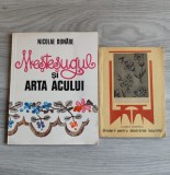 Lot 2 cărți de colecție: Broderie, Cusături și Artă Populară Rom&acirc;nească
