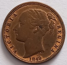 Marea Britanie, jeton Regina Victoria , 1849