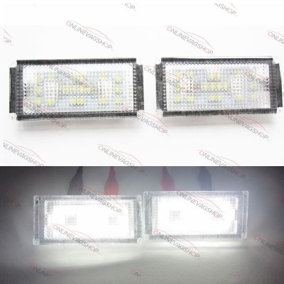 Set lampi LED numar pentru BMW seria 3 E46 foto