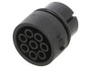 Conector Circular cu 8 Inserturi de Contact Mamă Crimpat 5A