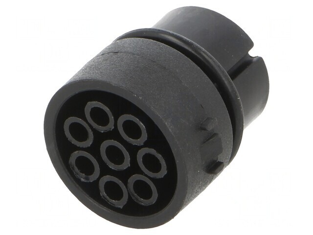 Conector Circular cu 8 Inserturi de Contact Mamă Crimpat 5A