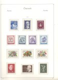 AUSTRIA.1974/96 ALBUM KABE Colectie cronologica timbre nestampilate