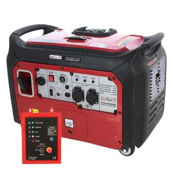 Generator pe benzina tip inverter Geotech PTGA 5000i ATS, 4 kW, 4 timpi, Monofazat, Pornire electrica, Automatizare inclusa foto