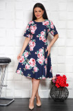 Rochie in clos cu imprimeu Gloris FloralMarimea