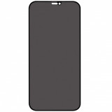 Folie sticla protectie ecran Privacy Full Glue margini negre pentru Apple iPhone 12 Pro Max