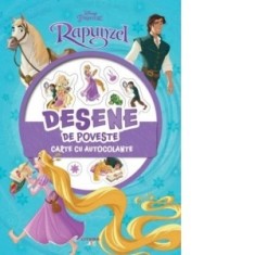 Disney. Printese. Rapunzel. Desene de poveste. Carte cu autocolante - Disney