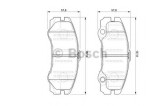 Set placute frana,frana disc OPEL FRONTERA B (6B) (1998 - 2016) BOSCH 0 986 424 760