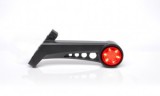 Lampa Gabarit LED Brat Lung Oblic 45&deg; FR0138, 24V, Alba/Rosie, Angel Eyes, Cauciuc, Impermeabila IP66/68