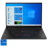 Laptop ultraportabil Lenovo ThinkPad X1 Carbon Gen 9 cu procesor Intel Core i7-1165G7, 14, WQUXGA, 32GB, 1TB SSD, Intel Iris Xe Graphics, Windows 10 P