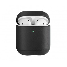 Husa piele pentru Apple Airpods 1 / 2 Uniq Terra, Neagra