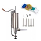 Cumpara ieftin Pachet Carnatar Inox vertical, 3 Kg, 5 Palnii + Aparat de Facut Sarmale - Dolmer