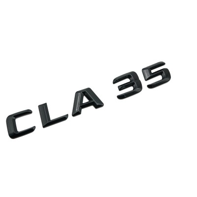 Emblema CLA 35 Negru, pentru spate portbagaj Mercedes foto
