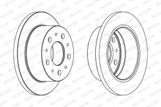 FERODO DDF1574 PREMIER Disc frana
