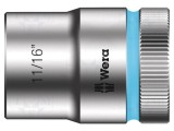 Tubulară HEX 11/16" WERA 6-puncte, Oţel Crom-Vanadium, 37mm