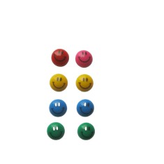Set 8 magneti decorativi Tuo Decoro, diametru 2 cm, plastic, multicolor