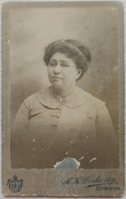 Portret doamna// CDV M.K. Dudinsky Craiova foto