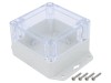KRADEX Carcasa Policarbonat IP65 Gri Transparent ZP90.90.60 90x90x60mm