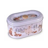 Cutie Craciun metal multicolor YE cm 22,5 x 12,5 x 11 H