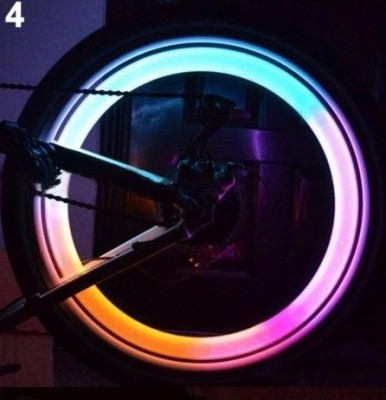 Set 2 x leduri multicolor roata pentru tuning bicicleta , vizibilitate crescuta foto