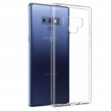 Husa Silicon Transparenta Samsung Galaxy Note 9 Slim TPU Protectie Zgarieturi Flexibila Decupaje Porturi