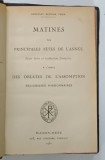 MATINES DES PRINCIPALES FETES DE L ' ANNEE , 1932 * TEXTUL ESTE IN LIMBILE FRANCEZA SI LATINA