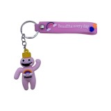 Breloc Rainbow Friends Roz Silicon, Roblox, Copii, Ghiozdan, Chei, Universal