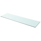 Gossi raft din sticla transparenta, 110 x 30 cm