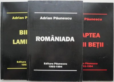Trilogia carunta (3 volume) &amp;ndash; Adrian Paunescu foto