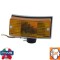 Semnalizare fata stanga cromata portocalie LML Star / Deluxe - Vespa P - Vespa PX 80 - PX 100 - PX 125 - PX 150 - PX 200 (Siem)