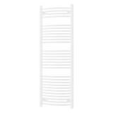 Radiator cu uscător de prosoape curbat 1600x600 mm alb