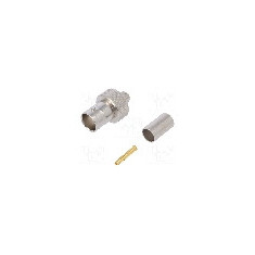 Conector BNC, 75Ω, mama, aurit, TELEGÄRTNER - J01003A1369