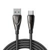 Cablu pentru incarcare si transfer de date Joyroom SA31-AC6, USB la USB-C, 100W, 480 Mbps, 1.2 m, Negru